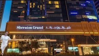 Sheraton Grand Hotel Dubai Hotel amp Room tour [upl. by Rad]