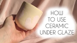 How to use Ceramic Underglaze [upl. by Dorrie149]