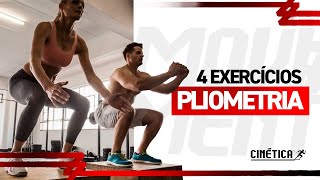 4 EXERCÍCIOS  PLIOMETRIA [upl. by Ennaillek676]