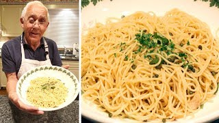 Spaghetti Aglio e Olio and Anchovies Recipe [upl. by Ingeborg262]