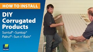 How to SUNTUF® Installation DIY [upl. by Eraste]