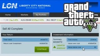 GTA 5  How to Make Money Using The Stock Market Guide GTA V [upl. by Dorotea395]