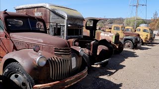 encontre CAMIONES abandonados mas ANTIGUOS y CAROS del MUNDO  Forgotten cars [upl. by Lednahc]