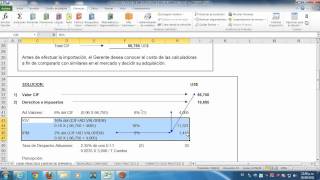 CÁLCULO DE COSTO DE IMPORTACIÓNwmv [upl. by Belicia]