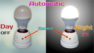 Automatic Day Night Light ON and OFF Switch  How to Make 230v Street Light Without Relay [upl. by Lantz]