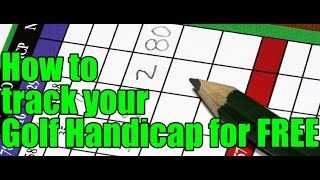 How to track your Golf Handicap for FREE [upl. by Taryn]