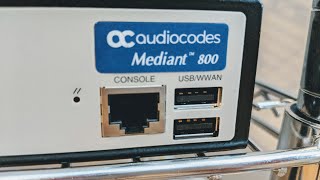 Connect console port AudioCodes Mediant 500 or 800 [upl. by Atelokin]