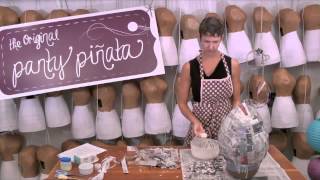 DIY Piñata How to make a piñata big and strong enough for grownups [upl. by Oilut]