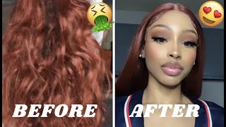 HOW TO REVIVE A SYNTHETIC WIG BEGINNER FRIENDLY [upl. by Ahset]