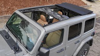 Jeep Wrangler Sky OneTouch Power Roof [upl. by Hsina]