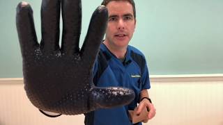 Best rubber grip gloves for putting on compression socks [upl. by Ocsisnarf]