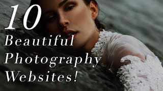 10 PHOTOGRAPHY WEBSITES DESIGNS YOU SHOULD COPY [upl. by Eimilb]