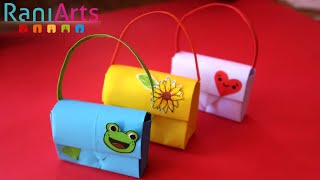 BOLSAS DE ORIGAMI  PASO A PASO [upl. by Baillie137]