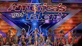 Zurcaroh Aerial Dance Group Stuns with Golden Buzzer on AGT [upl. by Florine]