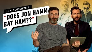 Good Omens Cast Respond to IGN Comments [upl. by Aynek]