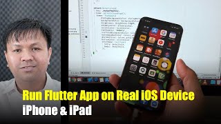 How to Run Flutter App on Real iOS Device iPhone 11 Pro X Max X 8 Plus 8 7 7 and iPad [upl. by Adnilreh]