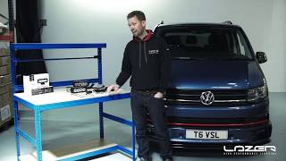 HOW TO VW Transporter 6 Grille Kit Installation from Lazer Lamps [upl. by New]