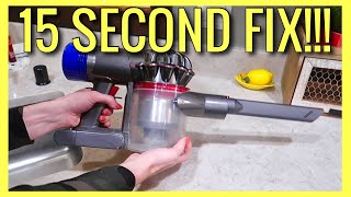 How to Fix DYSON VACUUM Pulsing Problem Starts amp Stops 20 SECOND FIX  Andrea Jean [upl. by Amye410]