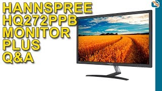 HANNspree HQ272PPB Monitor Review [upl. by Yreved]