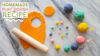 The BEST Homemade Play Dough Recipe  DIY Play Dough [upl. by Ellatnahc769]