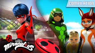 MIRACULOUS  🐞 Compilation 🐾 FULL EPISODES ▶️ Miraculer  Kwamibuster Season 3 [upl. by Warner759]