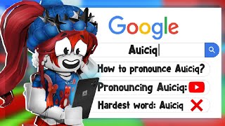 How do you actually pronounce AUICIQ [upl. by Dnar]