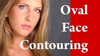 How to Contour LONG and OVAL shaped face makeup tutorial  Contouring and Highlighting [upl. by Lhadnek211]