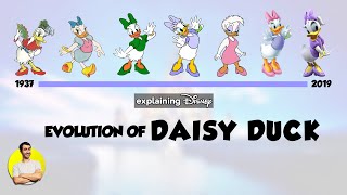 Evolution of DAISY DUCK  82 Years Explained  CARTOON EVOLUTION [upl. by Calie802]