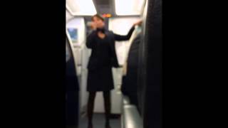 Spirit Airlines Hilarious Flight Attendent [upl. by Justinn]