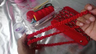 Asa Fácil y Rápida Para Bolsos Tejidos A Crochet [upl. by Enorel]