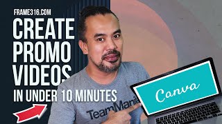 How to Create Promo Videos in Under 10 Minutes  Canva Tutorial [upl. by Otanutrof]