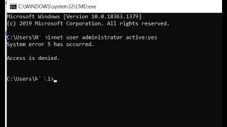 How to Fix System Error 5 in Windows 10 Computer [upl. by Jorrie]