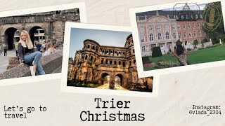 Trierer Weihnachtsmarkt Walking tour 4K [upl. by Basia38]