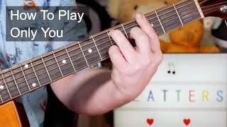 Only You The Platters Acoustic Guitar Lesson [upl. by Larual415]