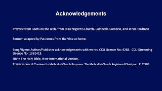 Cheadle Hulme Methodist Church Livestream 5 June 2022 [upl. by Materse]