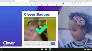 Logging into Clever on a student Chromebook using Clever Badge [upl. by Rollet]