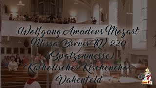 WA Mozart  Spatzenmesse  Messe in CDur KV 220  Kirchenchor Dahenfeld [upl. by Merrile873]