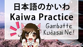 Basic Japanese Conversation Practice  Kaiwa [upl. by Hairahcez131]