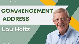 Lou Holtz  2015 Undergraduate Commencement Address  Franciscan University of Steubenville [upl. by Ahsiekar900]