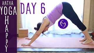 30 Minute Hatha Yoga Happiness Practice and Let Go Day 6  Fightmaster Yoga Videos [upl. by Dlanigger]