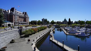 Downtown Victoria British Columbia  Walking Tour in 4K UHD [upl. by Tallie]