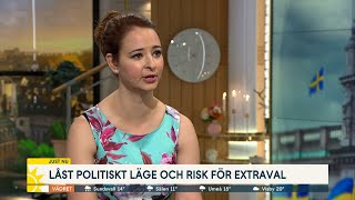 Panelen quotCentern lever i en drömvärldquot  Nyhetsmorgon TV4 [upl. by Edmee]