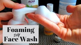 Homemade Foaming Face Wash Recipe for Acne Prone and Sensitive Skin [upl. by Outlaw]