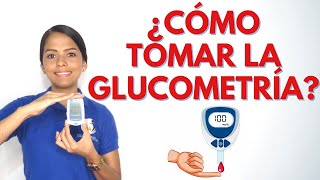 ¿CÓMO TOMAR LA GLUCOMETRÍA [upl. by Avir]