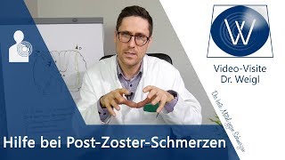 Post Zoster Neuralgie Zosterschmerzen Nervenschmerzen durch den Herpes  Dauer amp Schmerztherapie [upl. by Los]