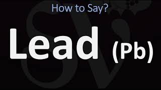 How to Pronounce Lead HEAVY METAL [upl. by Colwell]