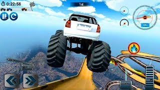 Juegos de Carros  Mega Ramp 5  Carreras de Carros 4x4 [upl. by Enicul]