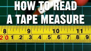 How to read a Tape Measure [upl. by Imtiaz]