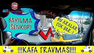 AMBULANSIN TRAFİKTEKİ ZOR ANLARI  AMBULANS İSTANBUL [upl. by Anelagna]