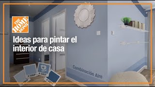 Ideas para pintar el interior de casa  Pintura  The Home Depot Mx [upl. by Terrena]